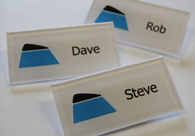 Acrylic name badges